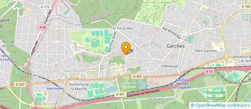 localisation de l'entreprise JHM PATRIMOINE à GARCHES