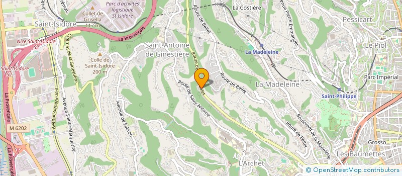 localisation de l'entreprise JHML HOLDING à ANTIBES