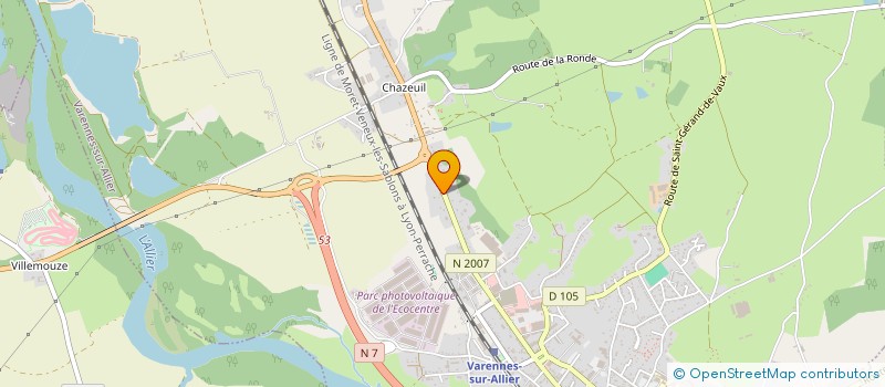 localisation de l'entreprise JHN COMPETITION à VARENNES-SUR-ALLIER