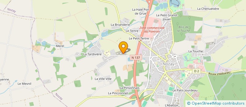 localisation de l'entreprise JHNP  NOZAY