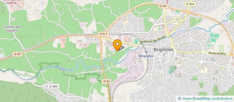 localisation de l'entreprise JHO3 à BRIGNOLES