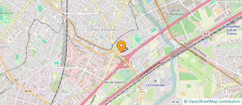 localisation de l'entreprise JHP 34 MONTPELLIER 1 à MONTPELLIER