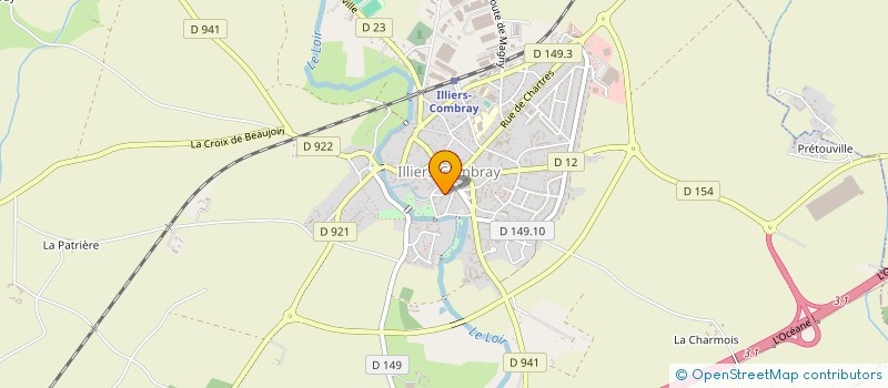 localisation de l'entreprise JHP COACHING à ILLIERS-COMBRAY