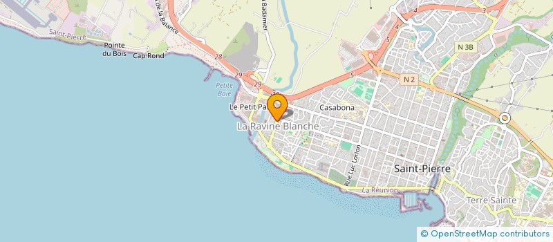 localisation de l'entreprise JHP GRAND SUD (SOCIETE EN LIQUIDATION)  SAINT-PIERRE