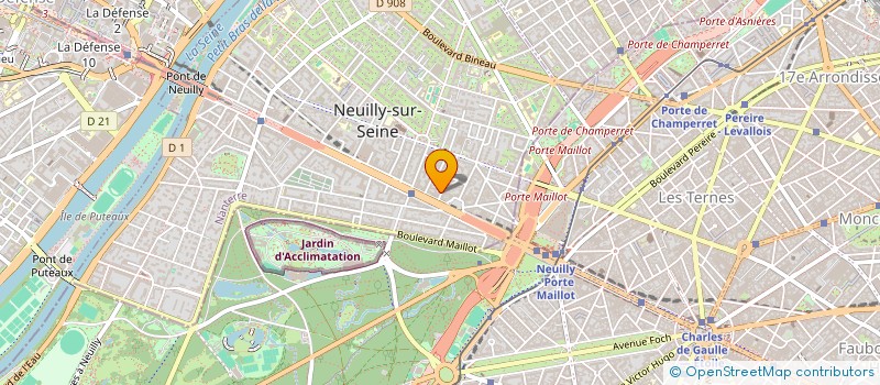 localisation de l'entreprise JHPM CONSEILS à NEUILLY-SUR-SEINE