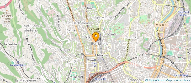 localisation de l'entreprise JHPR 06 à NICE