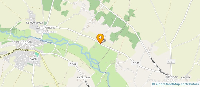 localisation de l'entreprise JHR INVEST à VAL-DE-BONNIEURE