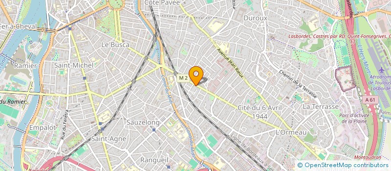 localisation de l'entreprise JHR INVEST  SAINT-ORENS-DE-GAMEVILLE