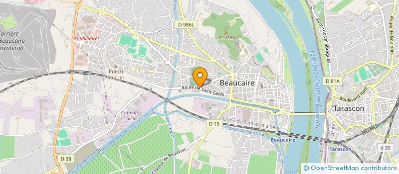 localisation de l'entreprise JHR RACING  BEAUCAIRE