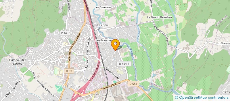 localisation de l'entreprise JHS83  LA FARLEDE