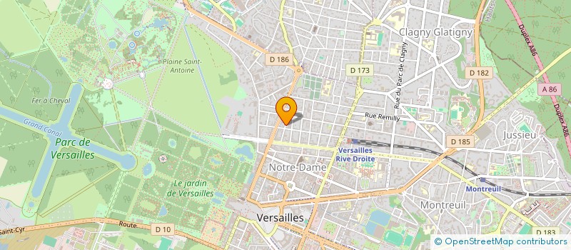 localisation de l'entreprise JHSM à VERSAILLES