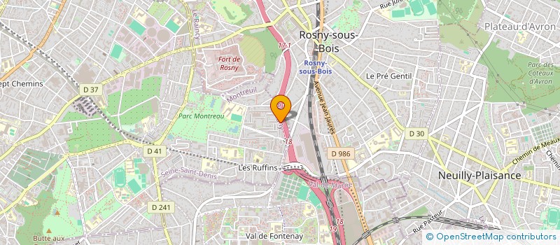 localisation de l'entreprise JHSVN à MONTREUIL