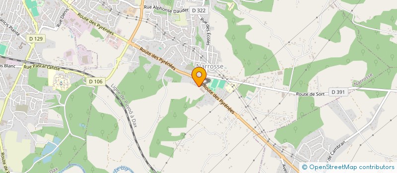 localisation de l'entreprise JI-B  NARROSSE