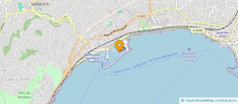 localisation de l'entreprise JI.NI.GI à VALLAURIS