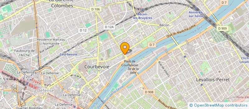 localisation de l'entreprise JI XIANG à COURBEVOIE