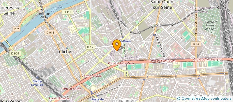 localisation de l'entreprise JI2G à SAINT-OUEN-SUR-SEINE