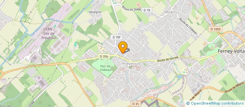 localisation de l'entreprise JIA à PREVESSIN-MOENS