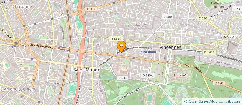 localisation de l'entreprise JIA à VINCENNES