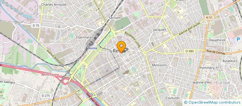 localisation de l'entreprise JIA ET SOMPHET  REIMS