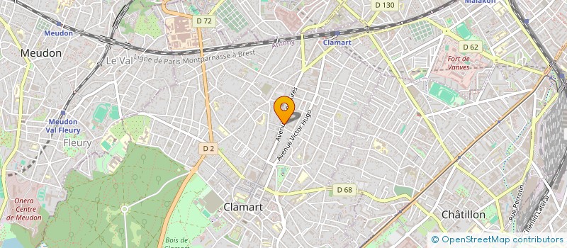 localisation de l'entreprise JIA KUN à CLAMART
