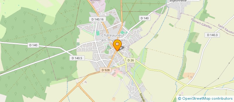 localisation de l'entreprise JIA - TABAC DE L'HOTEL DE VILLE à CHATEAUNEUF-EN-THYMERAIS