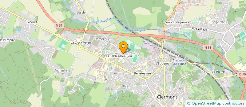 localisation de l'entreprise JIANAAC  CLERMONT