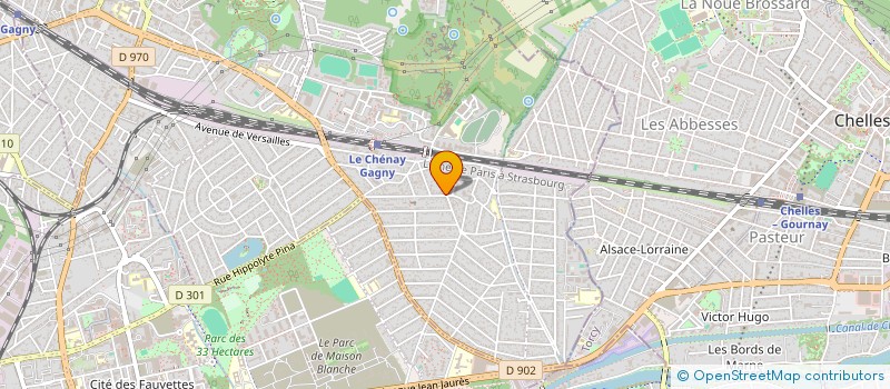 localisation de l'entreprise JIB à GAGNY
