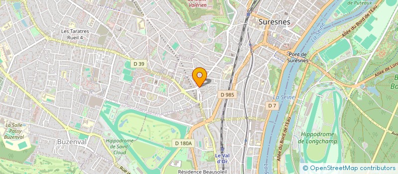 localisation de l'entreprise JIBENGONG KUNG FU (JKF) à SURESNES