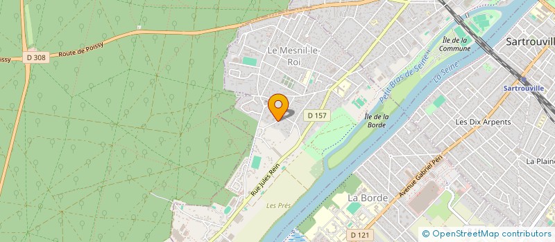 localisation de l'entreprise JIBINVEST  LE MESNIL-LE-ROI