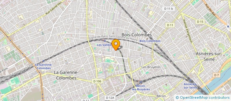 localisation de l'entreprise JIBY à BOIS-COLOMBES