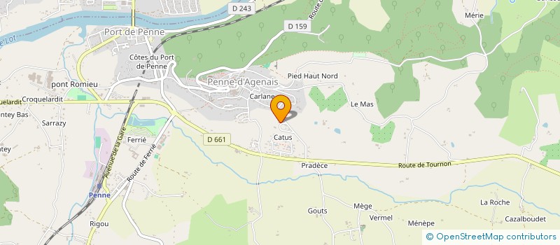 localisation de l'entreprise JIC  PEYMEINADE