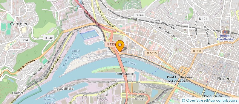 localisation de l'entreprise JIC à ROUEN