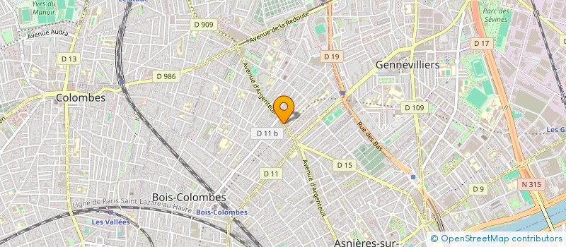 localisation de l'entreprise JIC INTERNATIONAL à BOIS-COLOMBES