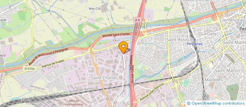 localisation de l'entreprise JIC LOGISTIQUE  PERPIGNAN