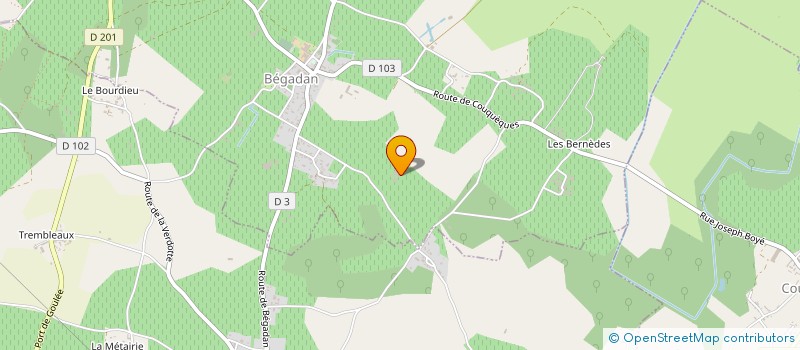 localisation de l'entreprise JICAB  BEGADAN