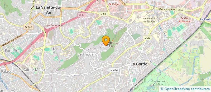 localisation de l'entreprise JICD INVESTISSEMENTS à LA GARDE