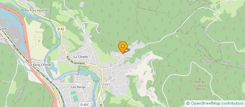 localisation de l'entreprise JICE  ELOYES