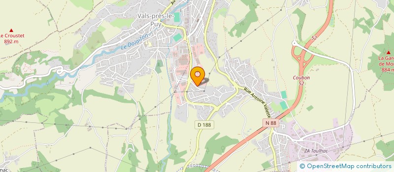 localisation de l'entreprise JICEDIS  LE PUY EN VELAY