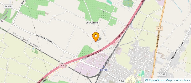 localisation de l'entreprise JICEM  LIVRON-SUR-DROME