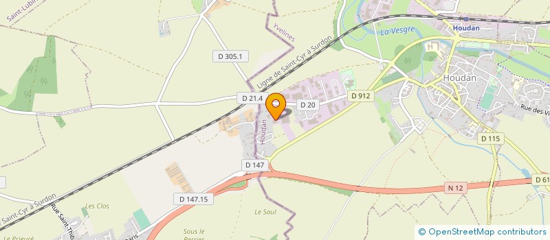 localisation de l'entreprise JICEY à HOUDAN