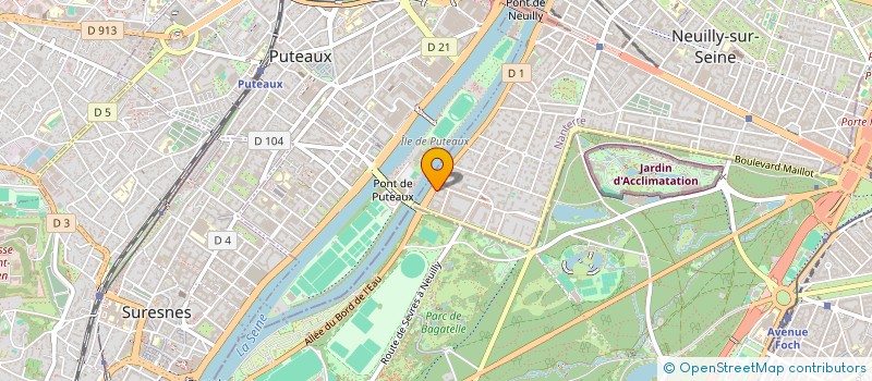 localisation de l'entreprise JICOFLODI à NEUILLY-SUR-SEINE
