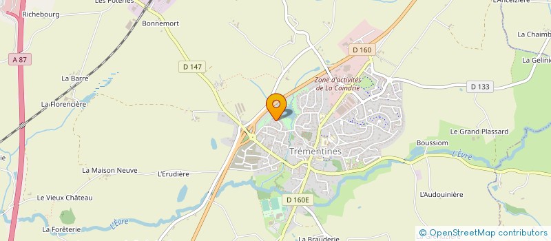 localisation de l'entreprise JICOM  TREMENTINES