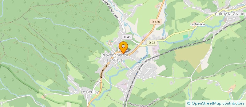 localisation de l'entreprise JIDELE  PROVENCHERES-ET-COLROY