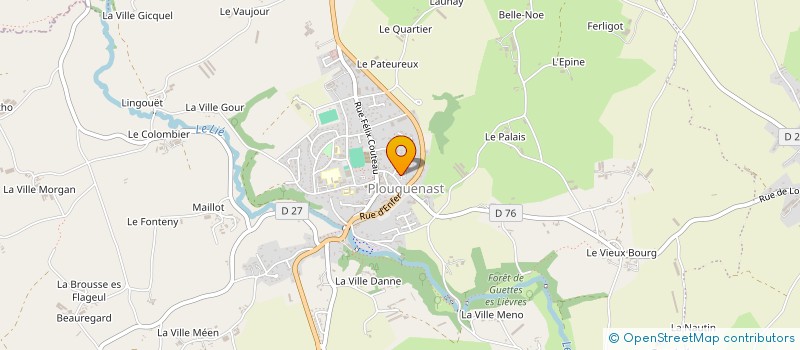 localisation de l'entreprise JIDEMO à PLOUGUENAST-LANGAST