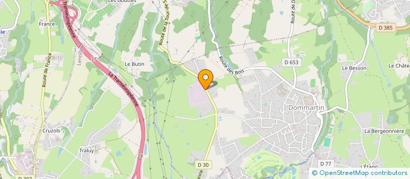 localisation de l'entreprise JIDETEC  DOMMARTIN