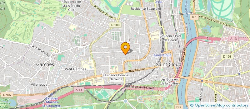 localisation de l'entreprise JIELA FINANCE à SAINT-CLOUD