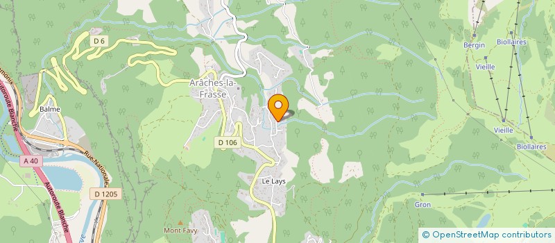 localisation de l'entreprise JIELEF  ARACHES-LA-FRASSE