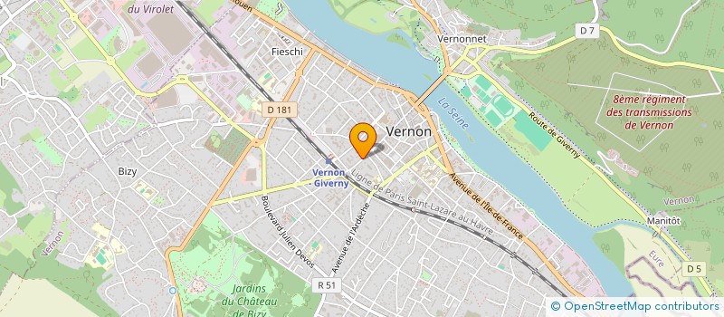 localisation de l'entreprise JIELI à VERNON