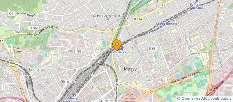 localisation de l'entreprise JIFFYZ CLUB à MASSY