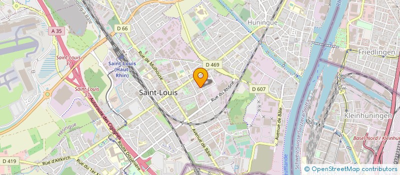 localisation de l'entreprise JIFRA  SAINT-LOUIS